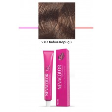 Premium 9.07 Kahve Köpüğü - Kalıcı Krem Saç Boyası 50 g Tüp 