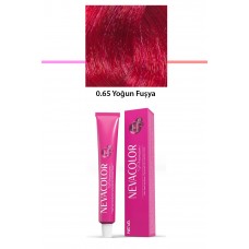 Premium 0.65 Yoğun Fuşya - Kalıcı Krem Saç Boyası 50 g Tüp 