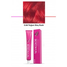 Premium 0.66 Yoğun Ateş Kızılı - Kalıcı Krem Saç Boyası 50 g Tüp 