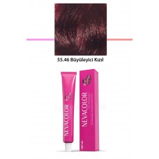 Premium 55.46 Büyüleyici Kızıl - Kalıcı Krem Saç Boyası 50 g Tüp 