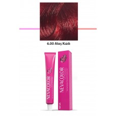 Premium 6.00 Ateş Kızılı - Kalıcı Krem Saç Boyası 50 g Tüp 