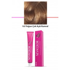 Premium 9.0 Yoğun Çok Açık Kumral - Kalıcı Krem Saç Boyası 50 g Tüp 