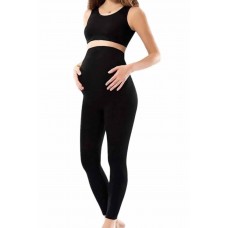 Kadın Siyah Penye Uzun Hamile Tayt - 3273A 