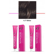 2 li Set Premium 4.77 Bitter - Kalıcı Krem Saç Boyası 2 X 50 g Tüp 