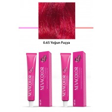 2 li Set Premium 0.65 Yoğun Fuşya - Kalıcı Krem Saç Boyası 2 X 50 g Tüp 