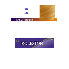 Single Tüp Boya Saç Boyası Sarı 9/0 