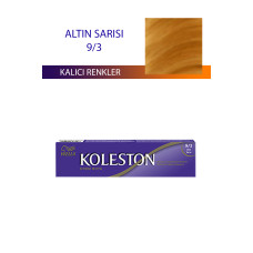 Single Tüp Boya Saç Boyası Altın Sarısı 9/3 