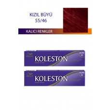 2 Adet Single Tüp Boya Saç Boyası Kızıl Büyü 55/46 