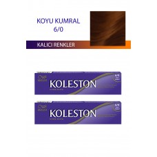 2 Adet Single Tüp Boya Saç Boyası Koyu Kumral 6/0 