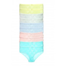 10 Adet Kadın Komple Tül Dantel Bato Külot 