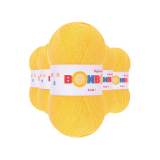 5 Adet Kristal El Örgü Lif İpi Sarı 98217