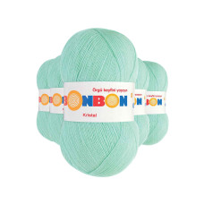 5 Adet Kristal El Örgü Lif İpi Su Yeşili 98329 