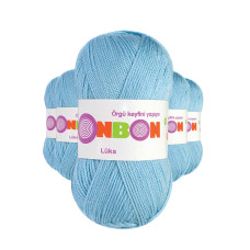 5 Adet Lüks Patik İpi Yünü Mavi 98231 