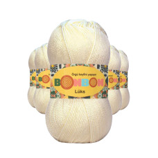 5 Adet Lüks Patik İpi Yünü Krem 98272 