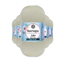 5 Adet Lotus Bikini Büstiyer Bluz Örgü İpi  K019 Ekru 