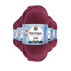 5 Adet Lotus Bikini Büstiyer Bluz Örgü İpi  K756 Begonvil 