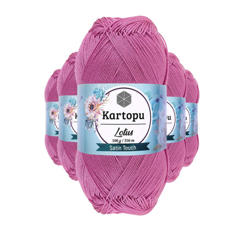 5 Adet Lotus Bikini Büstiyer Bluz Örgü İpi  K775 Leylak