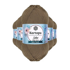 5 Adet Lotus Bikini Büstiyer Bluz Örgü İpi  K833 Vizon 