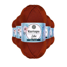 5 Adet Lotus Bikini Büstiyer Bluz Örgü İpi  K834 Taba 