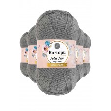 5 Adet Lotus Lux Bikini Büstiyer Bluz Simli Örgü İpi K941 Açık Gri 