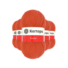 5 Adet Kristal Çift Katlı El Örgü Lif İpi Narenciye K1212 