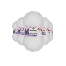 5 Adet Super Chunky Kalın Kışlık El Örgü Ipliği 100 Gr K010 