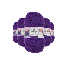 5 Adet Super Chunky Kalın Kışlık El Örgü Ipliği 100 Gr K725 