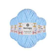 5 Adet Yumurcak Kadife El Örgü İpi Mavi K540 