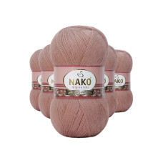 5 Adet Angora Lüks El Örgü İpi Bronz 11054 