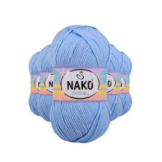 5 Adet Elite Baby El Örgü İpi Tüylenmeyen Bebek Yünü Mavi 10305 