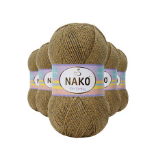 5 Adet Elite Baby El Örgü İpi Tüylenmeyen Bebek Yünü Sarı Gri 21354 