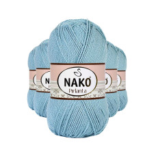 5 Adet Pırlanta Amigurumi El Örgü İpi Yünü Azur 10482 