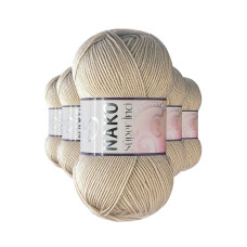 5 Adet Süper İnci El Örgü İpi 100 gr Kese Kağıdı 1199 