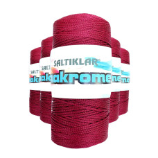 5 Adet Polyester Makrome İpi 1560 Bordo 100 gr 