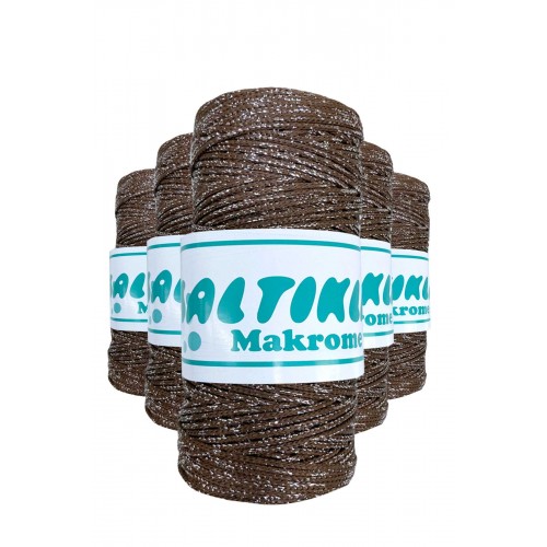 5 Adet Polyester Simli Makrome İpi SG-2080