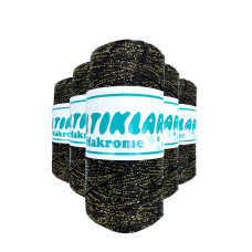 5 Adet Polyester Simli Makrome İpi S-S-60 