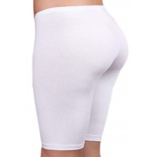 Kadın Kısa Tayt Beyaz - 3007A 