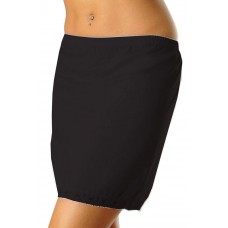 Kadın Dantel Detaylı Mini Jüpon Etek Astarı Siyah - 3001A 