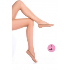 6 Adet Microfiber Suba Kadın Babet Çorap Ten 57 