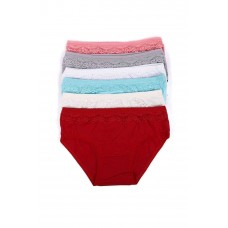 6 adet Kız Çocuk Dantelli Kız Bikini 408 