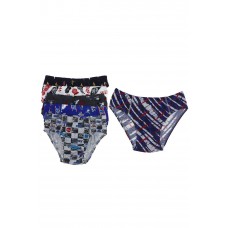 6 adet Desenli Erkek Çocuk Slip 504 