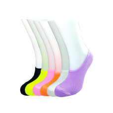 6 Adet Canlı Renk Kadın Spor Babet Çorap 