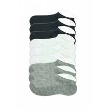 9 Adet Çocuk Sneaker Patik Çorap Siyah Beyaz Gri 