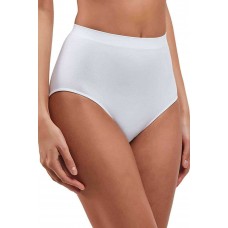 Elite Lite Kadın Yüksek Bel Dikişsiz İz Yapmaz Slip Külot Beyaz 811 