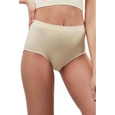 Elite Lite Kadın Yüksek Bel Dikişsiz İz Yapmaz Slip Külot Ten 811 