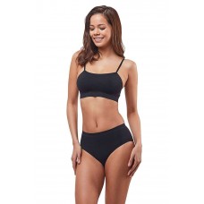 Elite Life Kadın İnce Askılı Dikişsiz Siyah Büstiyer 851 