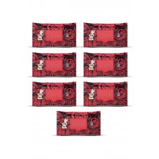 7 Paket Red Rose Islak Havlu Mendil 90 Adet Kapaklı Gül Kokulu 