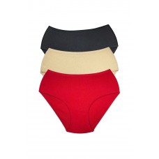 3 Adet Kadın Yüksek Bel Ribana Bato Külot S027 