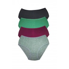 4 Adet Kadın Yüksek Bel Ribana Bato Külot S042 