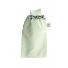 Beyaz Banyo Hamam Kesesi Lastikli 25x17 Cm 